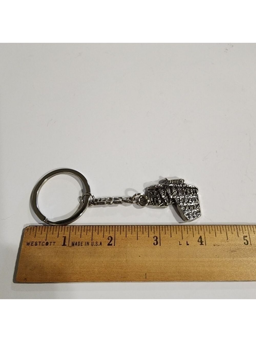 VTG Keychain Keyring Key FOB Roma Rome Italy Coliseum - Picture 2 of 5